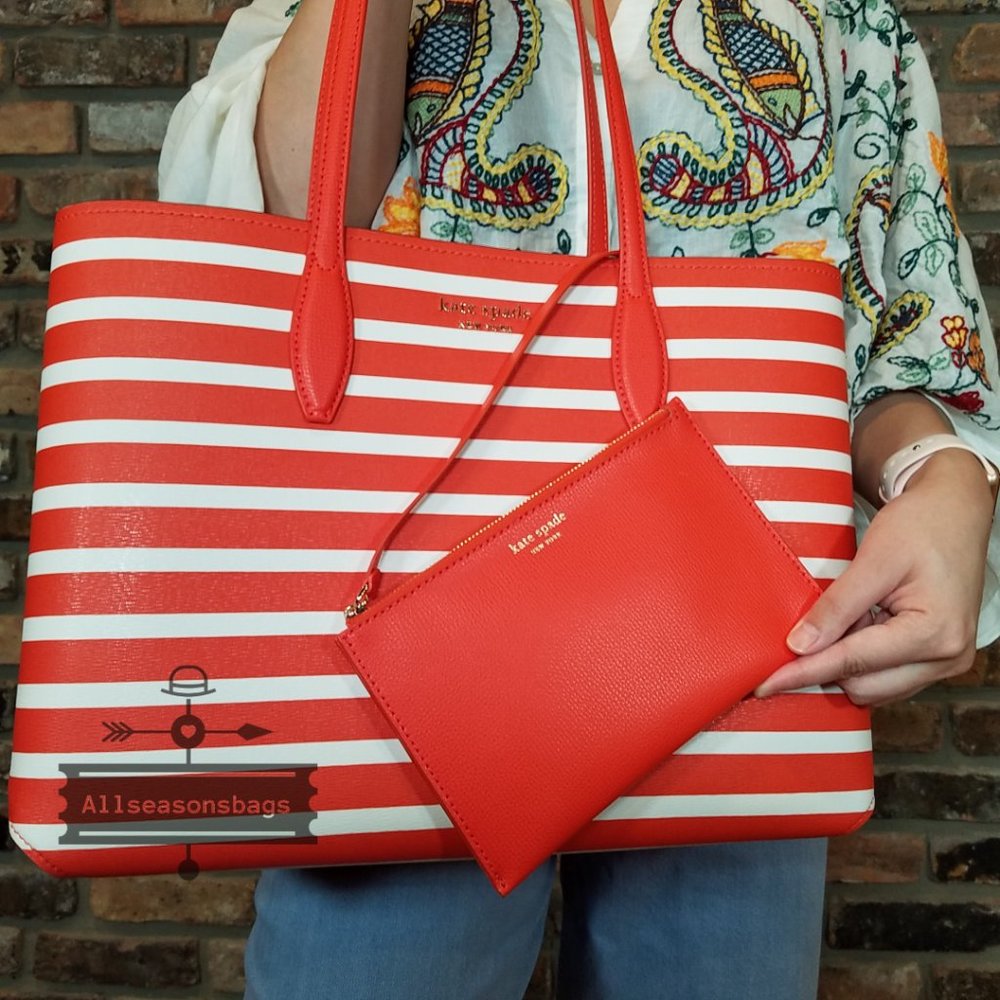 Kate Spade ALL Day Sailing Sailing Stripe Tote